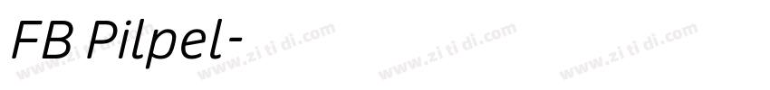 FB Pilpel字体转换